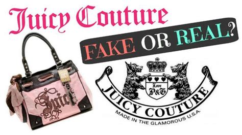 real vs fake juicy couture bags|genuine juicy couture bag.